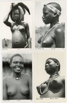 1950s AFRICA INDIGENOUS PEOPLE PHOTO POSTCARDS - PEGAS STUDIO NAIROBI