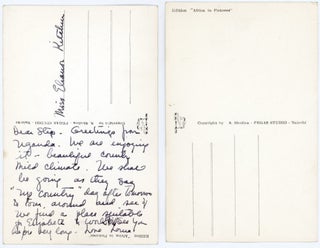 1950s AFRICA INDIGENOUS PEOPLE PHOTO POSTCARDS - PEGAS STUDIO NAIROBI
