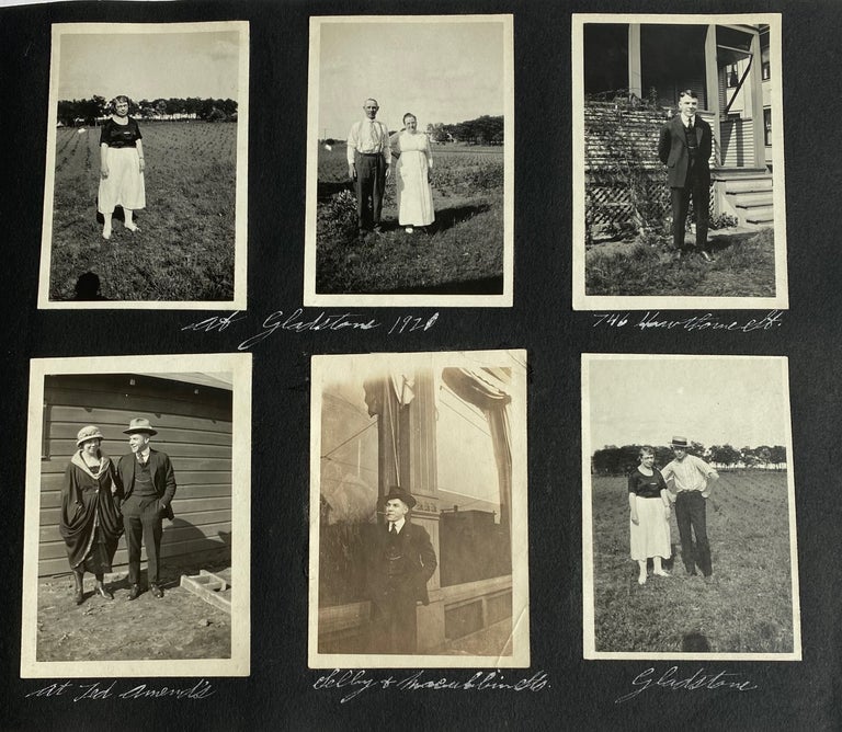 Item #1003 1920 - 1932 GLADSTONE, MINNESOTA FAMILY PHOTO ALBUM