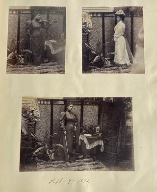 1891-1894 PHOTO ALBUM - CIVIL WAR VET WILMON BLACKMAR FAMILY, CHICAGO COLUMBIAN EXPOSITION