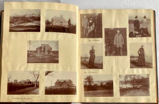 1891-1894 PHOTO ALBUM - CIVIL WAR VET WILMON BLACKMAR FAMILY, CHICAGO COLUMBIAN EXPOSITION
