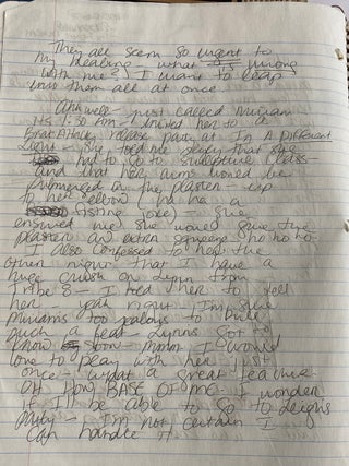 LESBIAN SADOMASOCHIST SEX WORKER in SAN FRANCISCO 1992-1994 - HANDWRITTEN JOURNALS and PHOTOS