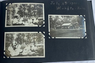 COLORADO WYOMING MIDWEST 1912-1919 PHOTO ALBUM