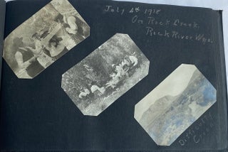 COLORADO WYOMING MIDWEST 1912-1919 PHOTO ALBUM