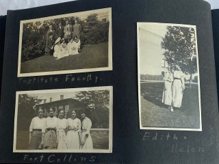 COLORADO WYOMING MIDWEST 1912-1919 PHOTO ALBUM