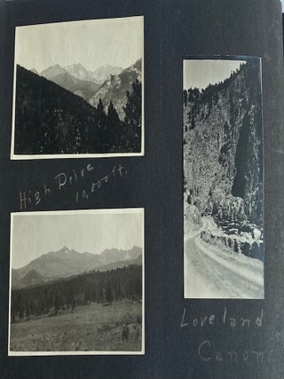 COLORADO WYOMING MIDWEST 1912-1919 PHOTO ALBUM