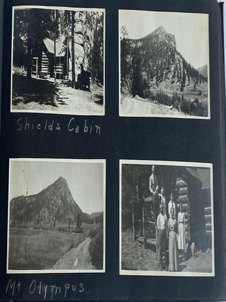 COLORADO WYOMING MIDWEST 1912-1919 PHOTO ALBUM
