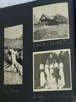 COLORADO WYOMING MIDWEST 1912-1919 PHOTO ALBUM