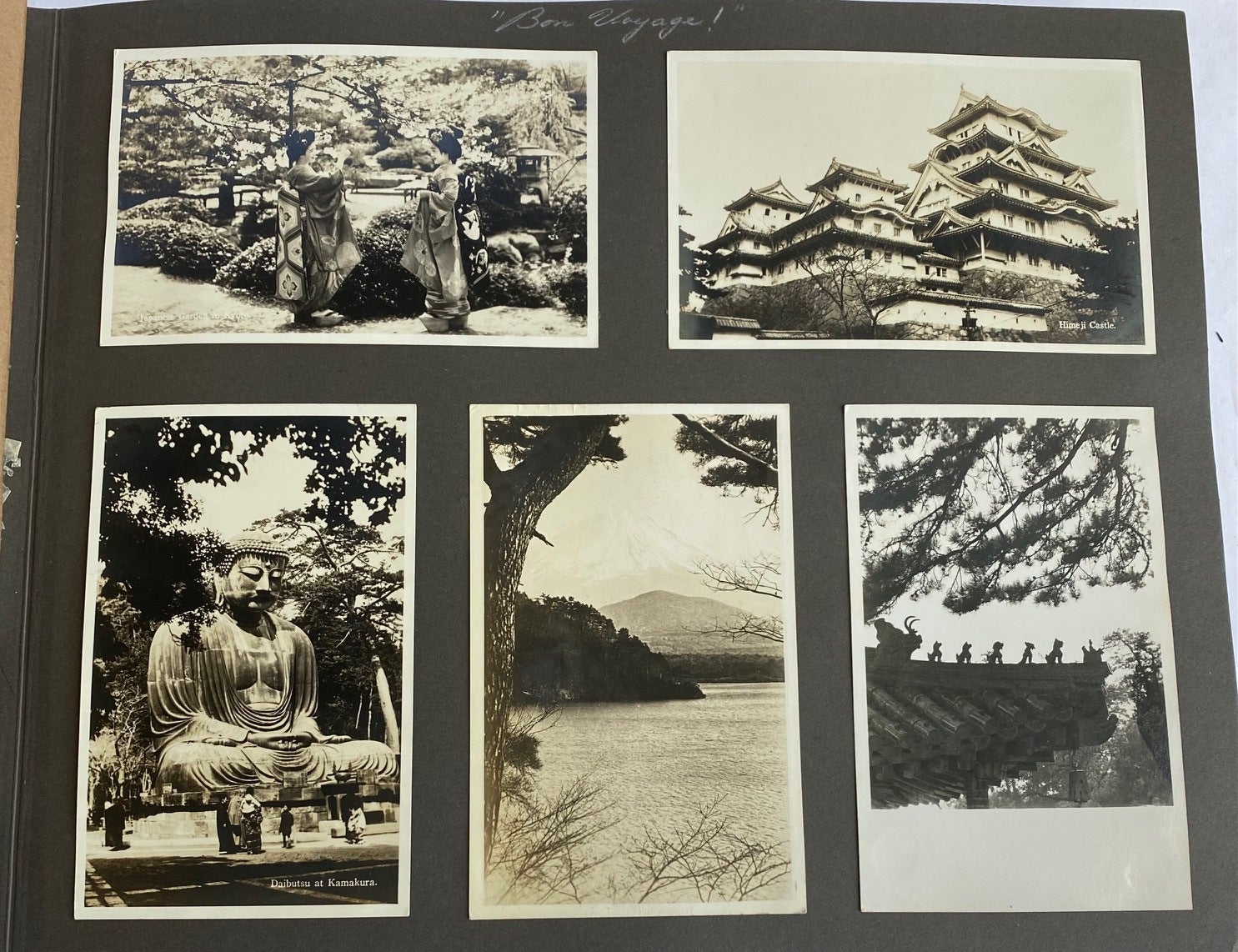1930s TRIP to JAPAN SCRAPBOOK/PHOTO ALBUM
