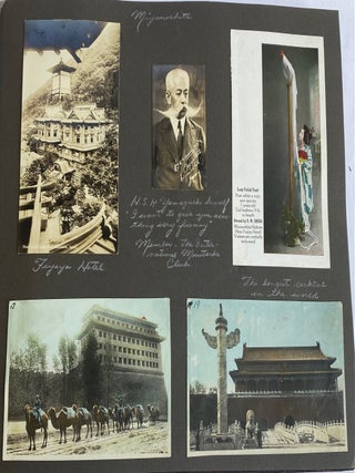 1930s TRIP to JAPAN SCRAPBOOK/PHOTO ALBUM
