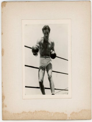 BOXER MAX BAER VINTAGE c. EARLY 1950s PHOTO LOT