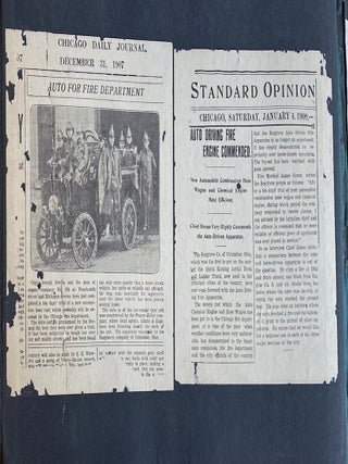 FIRETRUCK ENGINE FIRE FIGHTER CATALOG ANTIQUE HORSE DRAWN c. 1908