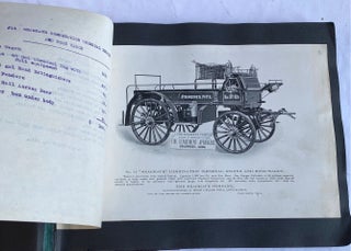 FIRETRUCK ENGINE FIRE FIGHTER CATALOG ANTIQUE HORSE DRAWN c. 1908