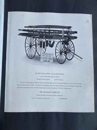 FIRETRUCK ENGINE FIRE FIGHTER CATALOG ANTIQUE HORSE DRAWN c. 1908