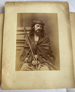Item #1046 THE PASSION-PLAY at OBERAMMERGAU - ALBUMEN PHOTO PORTFOLIO c. 1870s. Joseph Albert