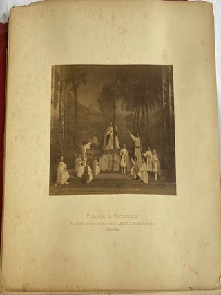 THE PASSION-PLAY at OBERAMMERGAU - ALBUMEN PHOTO PORTFOLIO c. 1870s