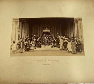 THE PASSION-PLAY at OBERAMMERGAU - ALBUMEN PHOTO PORTFOLIO c. 1870s