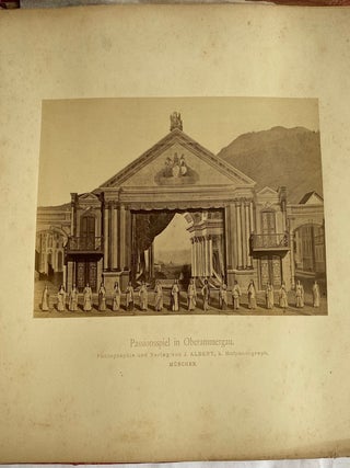 THE PASSION-PLAY at OBERAMMERGAU - ALBUMEN PHOTO PORTFOLIO c. 1870s