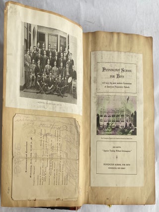 PENNINGTON SEMINARY NJ ALL BOYS SCHOOL 1910-1913 SCRAPBOOK
