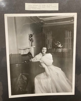 Item #1054 ACTRESS and SINGER JANE FROMAN HUGE PHOTO ALBUMS/SCRAPBOOKS 1932-1953