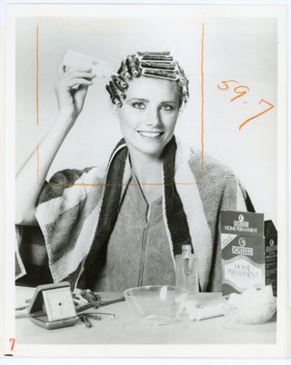 HAIR STYLES - THE PERMANENT WAVE - SMALL ARCHIVE of EARLY 1980s PERM PRESS PHOTOS