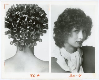 HAIR STYLES - THE PERMANENT WAVE - SMALL ARCHIVE of EARLY 1980s PERM PRESS PHOTOS