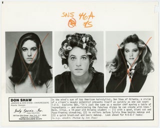 HAIR STYLES - THE PERMANENT WAVE - SMALL ARCHIVE of EARLY 1980s PERM PRESS PHOTOS