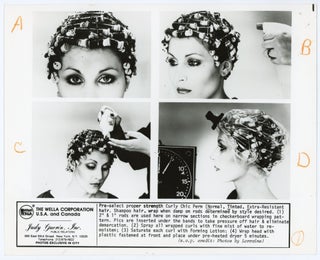 HAIR STYLES - THE PERMANENT WAVE - SMALL ARCHIVE of EARLY 1980s PERM PRESS PHOTOS