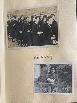 JAPANESE SCHOOLGIRL PHOTO ALBUM 1950s