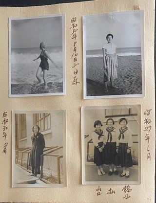 JAPANESE SCHOOLGIRL PHOTO ALBUM 1950s