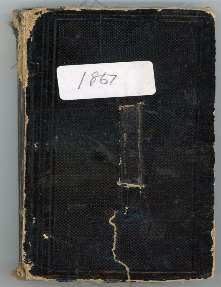 Item #1077 1867-1892 HANDWRITTEN TRAVEL DIARY. Herbert Mortimer Hyde.