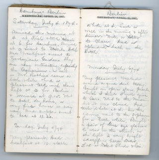 1867-1892 HANDWRITTEN TRAVEL DIARY
