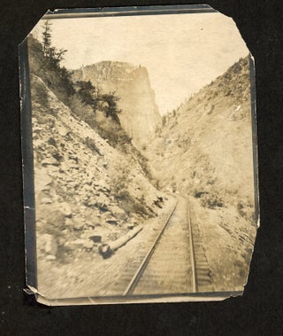 Early 20th c. Photo album, Teddy Roosevelt, Yosemite or Yellowstone, John Muir or possibly John Burroughs?