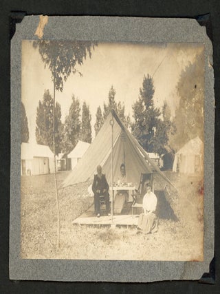 Early 20th c. Photo album, Teddy Roosevelt, Yosemite or Yellowstone, John Muir or possibly John Burroughs?