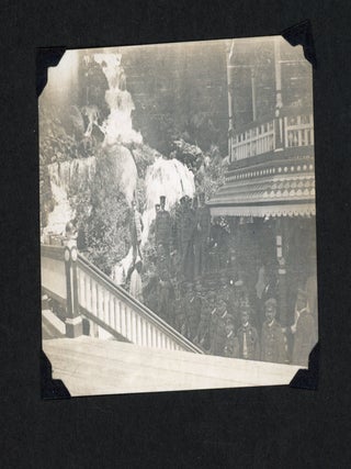 Early 20th c. Photo album, Teddy Roosevelt, Yosemite or Yellowstone, John Muir or possibly John Burroughs?