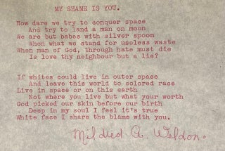 1960s ORIGINAL POETRY - JFK ASSASSINATION, LOVE, RACE, DRINKING, etc