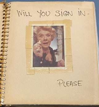 Item #1083 GAME SHOW - WHAT'S MY LINE? 1969 CELEBRITY GUEST PHOTO ALBUM