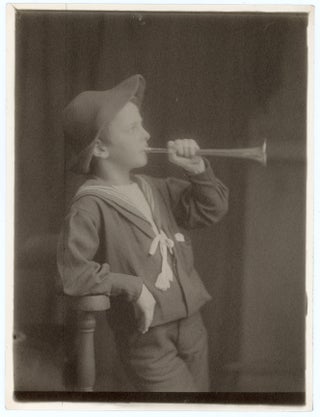 Item #1110 PHOTOGRAPHER FRANCIS ALFRED BOLTON c. 1900 PHOTO - SHEPHERD BOY