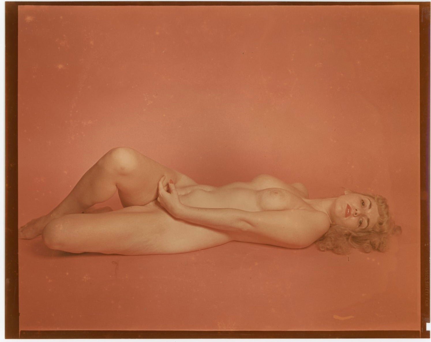 1940s LARGE EARLY COLOR NUDE PHOTOS of a VERONICA LAKE TYPE of MODEL on  House of Mirth Photos