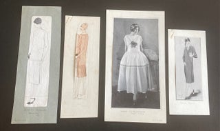 1920s ART FASHION DRAWINGS from RUSSELL SAGE COLLEGE