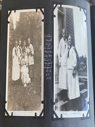 CORTLAND NORMAL SCHOOL - AFFECTIONATE WOMEN PHOTO ALBUM EARLY 1920s