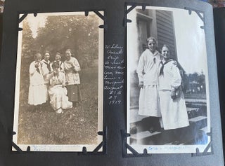 CORTLAND NORMAL SCHOOL - AFFECTIONATE WOMEN PHOTO ALBUM EARLY 1920s
