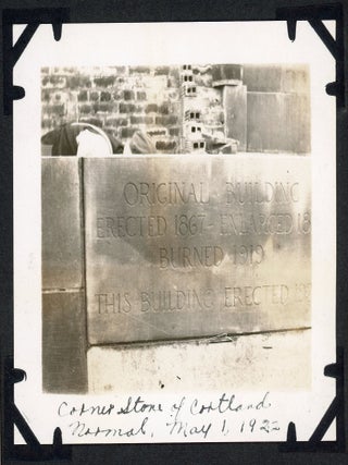 CORTLAND NORMAL SCHOOL - AFFECTIONATE WOMEN PHOTO ALBUM EARLY 1920s