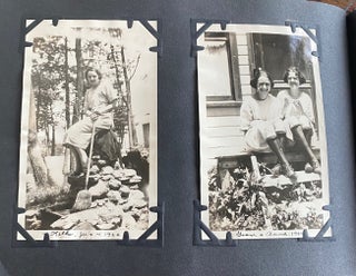CORTLAND NORMAL SCHOOL - AFFECTIONATE WOMEN PHOTO ALBUM EARLY 1920s
