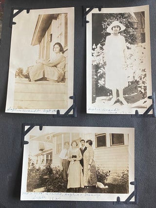 CORTLAND NORMAL SCHOOL - AFFECTIONATE WOMEN PHOTO ALBUM EARLY 1920s
