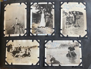 CORTLAND NORMAL SCHOOL - AFFECTIONATE WOMEN PHOTO ALBUM EARLY 1920s