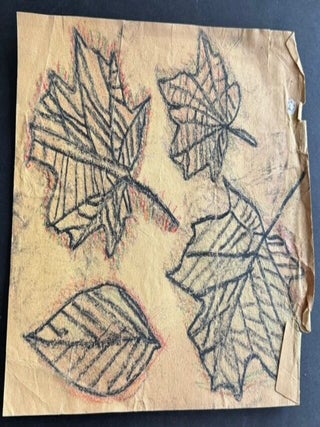 CHILD ART and SCHOOLWORK - LARGE COLLECTION c. 1950s