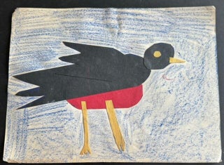 CHILD ART and SCHOOLWORK - LARGE COLLECTION c. 1950s