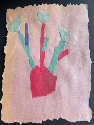 CHILD ART and SCHOOLWORK - LARGE COLLECTION c. 1950s