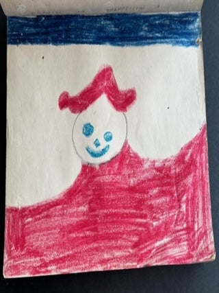 CHILD ART and SCHOOLWORK - LARGE COLLECTION c. 1950s